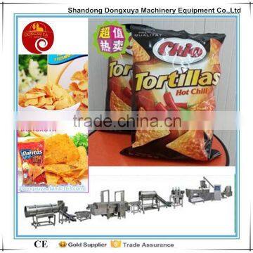 Doritos Puffed Corn Flakes Snacks Making Machine