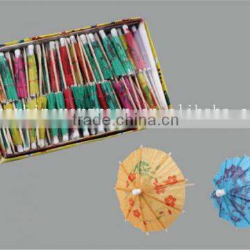 Modern best sell decorative paper parasol picks