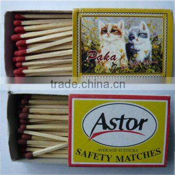 wooden match stickes match box customized