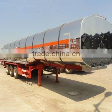 3 Axles 30-45cbm Stainless Steel Fuel/Oil Tanker Semi Truck Trailer