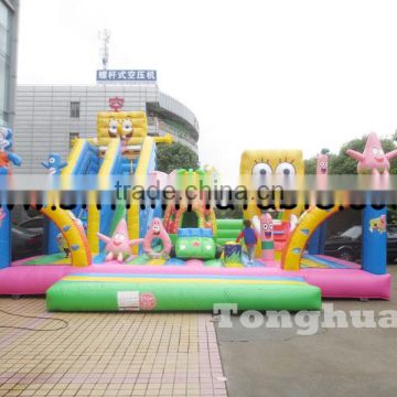 inflatable spongebob park