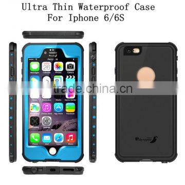 Shockproof Hybrid Rubber Waterproof TPU Plastic Phone Case, For Iphone 6S Waterproof Case