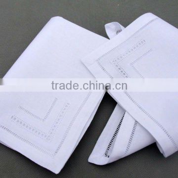 hemstitched napkins