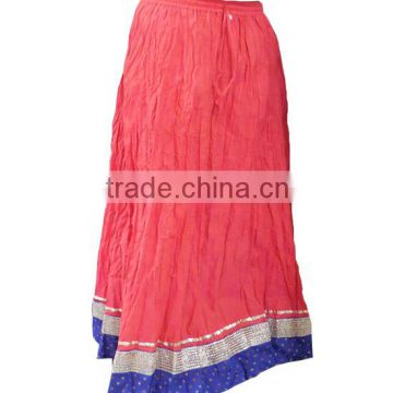 Indian Cotton Long Skirt Shop Online Fron JaipurOnline