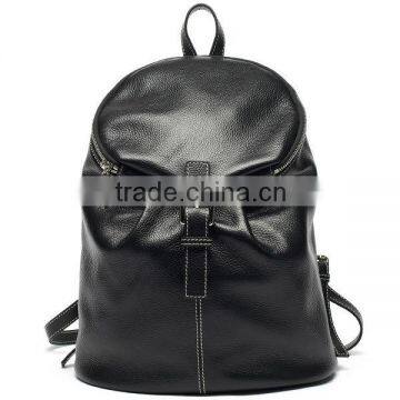 Elegance Western popular style girls leather backpack bags