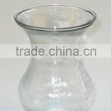 HP253 clear glass vase