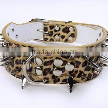 sharp studded making dog collar pitbull spiked leather dog collar