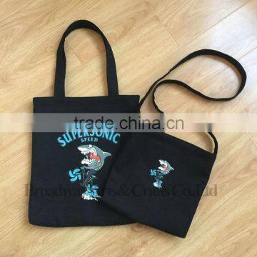 Wholesale shopping tote canvas shoulder bag