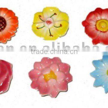 flower magnet, 2D ceramic magnet