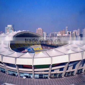 PTFE PVDF sports stand architecture membrane structure engineering