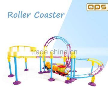 Attractive roller coaster with light