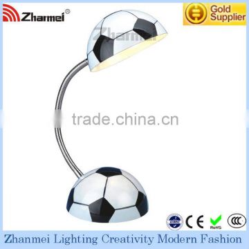 World Cut Football Modern Reading Lamp