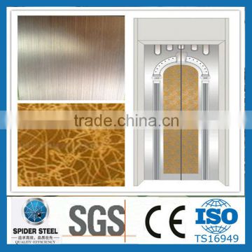 colored stainless steel decoration sheet for elevator 304 430