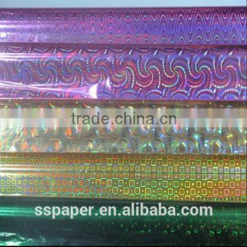 For gift wrapping with high quality aluminum laminated film