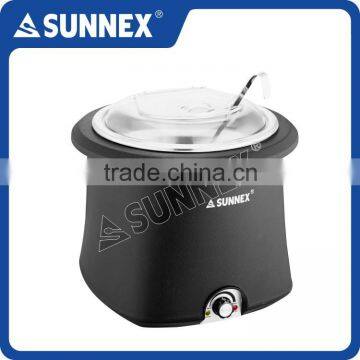 SUNNEX Specialized Durable Black Hinged Lid 10 Litre Catering Soup Warmer