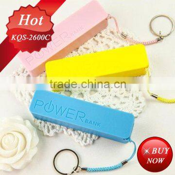 universal emergency charger 2600mah emergency power bank