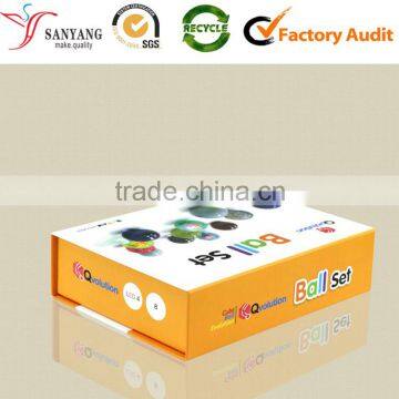 Colored Packaging Box Hard Paper Educational Toy Box Empty Ball Set Box photo-2