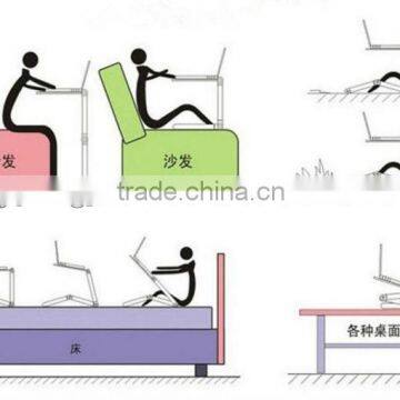 HDL-810 HOT Sale !! Laptop Table Furniture Bed Computer Desk Table photo-6