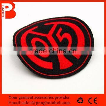 Factory cheap price good quality eco-friendly iron on embroidery patch, custom embroideried patch