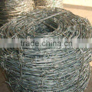 barbed iron wire mesh/hot dip galvanised barbed wire