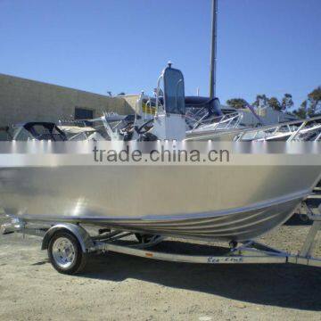 23ft deep-v steering contral aluminum f boat with seats