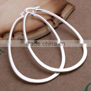 925 sterling silver big hoop earrings