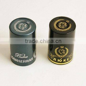 Non-reffilable bottle cap for Gin
