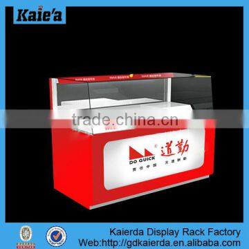 glass display showcase/glass store mobile phone display showcase/glass display cabinet showcase