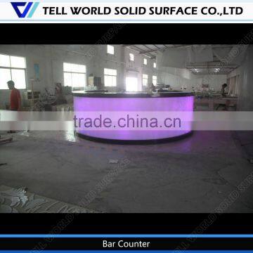 Hot Sale Bar Counter/illuminated Led Bar Counter/around Bar Counter