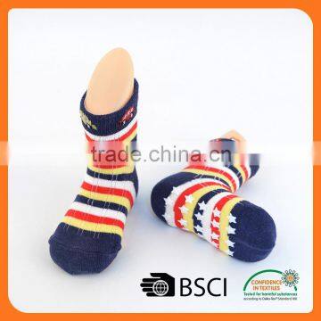 custom cotton anti-slip indoor teen boys tube cartoon socks