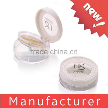 Wholesale round cosmetic compact powder packaging with window