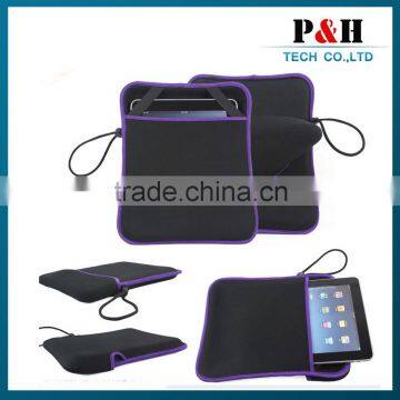 factory price neoprene notebook sleeve with 3 pocket fit for 13inch laptop