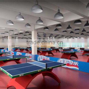 4.5mm anti slip table tennis court red PVC floor indoor used