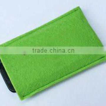 Woolen felt Polyester felt mobile pouch laptop sleeve tablet sleeve