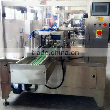 With Servo Filler Automatic Liquid Pouch Packing Machine