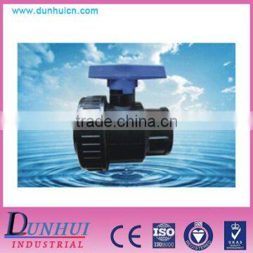 High quality and low price Black PVC Female Thread Singel Union Ball Valve