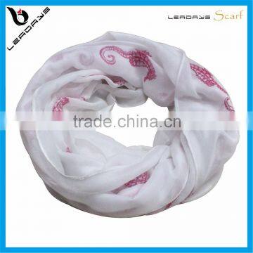 high quality small MOQ infinity animal scarf