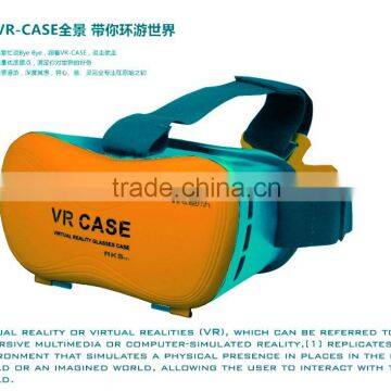 Orange VR BOX VR case latest 2nd gerneration Distance Adjustable 3D Glasses colorful VR box VR Case