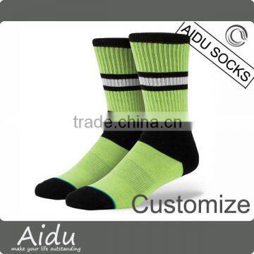 Design Own Socks Custom Made Funny Pattern Customize Logo Man Cotton Blend Socks