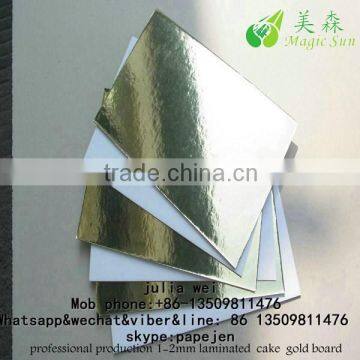 Food Grade Round Gold Compressed Cakeboard photo-2