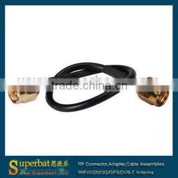 SMA Male to SMA male straight connector RG174 cable assemblies