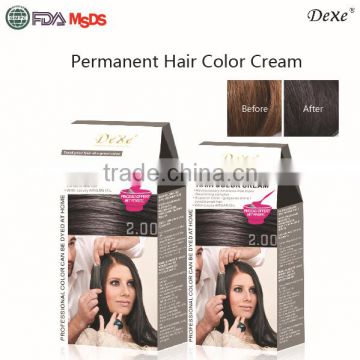 italian hair color cream with Dexe high profit margin product for hair color dye