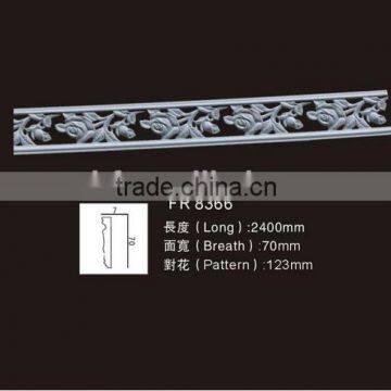 PU Center Hollow Mouldings / Doors Collection Mathias / PU mouldings/decoration material