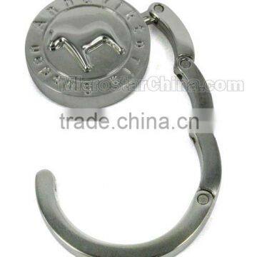 Foldable bag hanger,key finder,purse jewelry