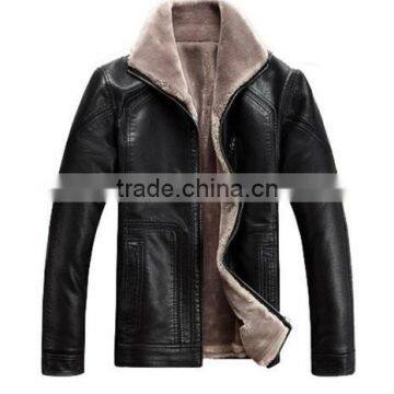 Winter Warm Genuine Leather Jacket,Sheep Skin Faux Fur Coat Winter