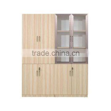 commercial office cabinets with glass door MDF Filing cabinet