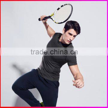 2016 New style Tennis clothes sport T-shirt , men slimming body shaper, men sports wear