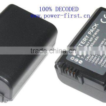 Digital camcorder BATTERY FOR SON W50 DECODED 7.2V 1080mAh