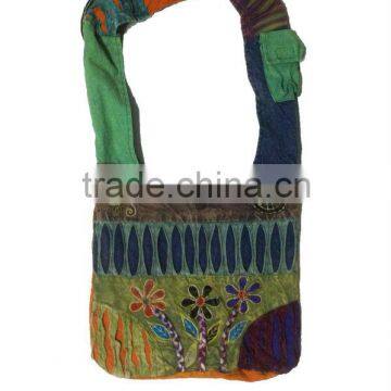 Nepali cotton Embroidered decorated bags