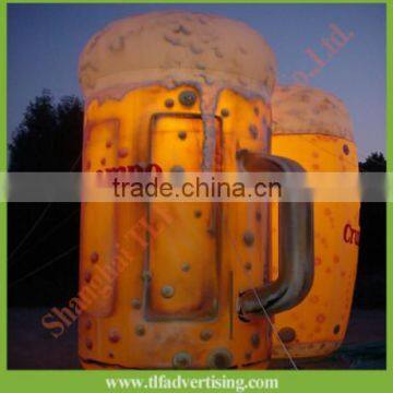 2015 Hot sale inflatable giant inflatable beer can for advertising